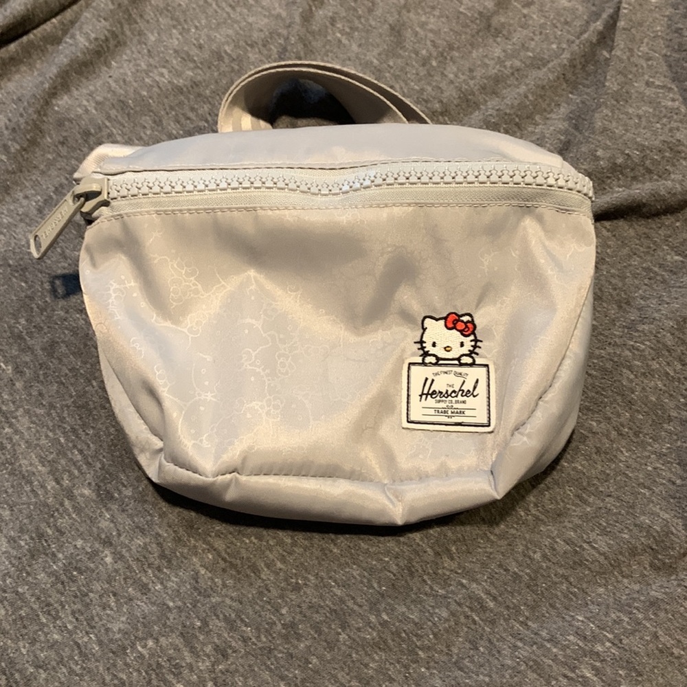 Herschel x Hello Kitty gray Fanny pack crossbody bag